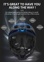 Casque de vélo de montagne RS de haute qualité, conforme aux normes CPSC, intégral, léger, idéal pour la course BMX