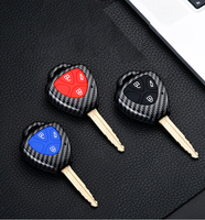 Cubierta de fibra de carbono para llave de coche, carcasa de 3 uttons para llave, oyota amry orolla Valon 2007 2008 2009 2010 2011