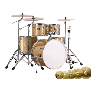 Juego de Batería de Jazz Profesional OEM de 5 Piezas para Principiantes, con Bombo, para Adultos y Niños, Instrumento Acústico de Arce - Product Image 5