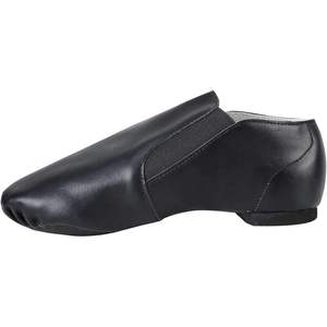Zapatos de Jazz Dynadans, sin cordones, de piel sintética, tacón plano, para niños, unisex, zapatos de baile para niños pequeños y niños mayores - Product Image 1
