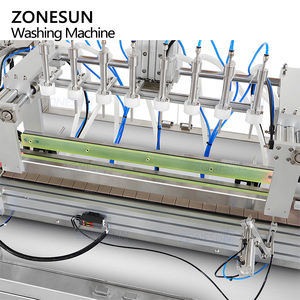 ZONESUN ZS-XPJ8 automatique 8 tête jus boisson cosmétique huile essentielle en plastique PET bouteille Air laveuse nettoyage Machine de rinçage - Product Image 5