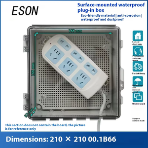 IP66 Wasserdichtes Anti-Leckage-Elektroroller-Ladegerät Steckdosen leiste Staub dichtes Geräte gehäuse Elektronik instrument - Product Image 2