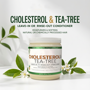 Crème revitalisante profonde à l'huile d'arbre à thé, sans rinçage, lissante, à la kératine, biologique, végane, protection couleur, pour réparer et revitaliser les cheveux abîmés - Product Image 2