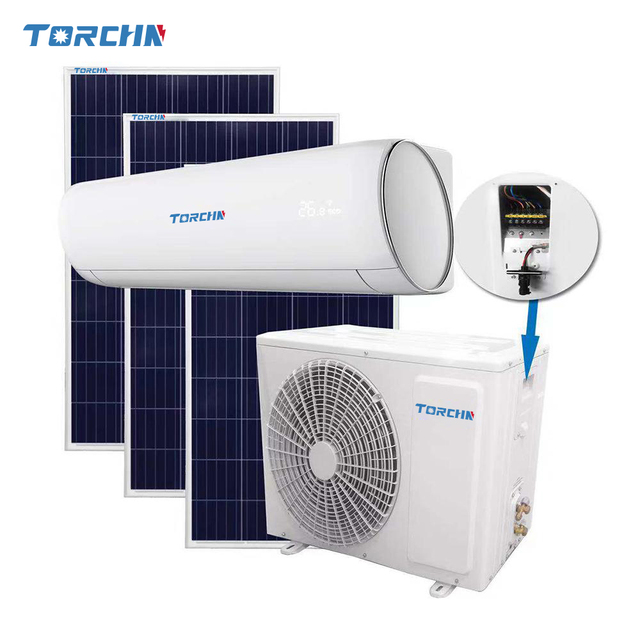 Split Solar air Conditioner Torchn Hybrid Solar Panel Powered Ac Hybrid air Conditioner Price for Home