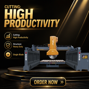 Hochleistungs-Mittelblock-Schneidemaschine für Grabsteine, Bordsteine, Granit, Marmor mit Hoher Genauigkeit, Stabilität und Guter Leistung - Product Image 1