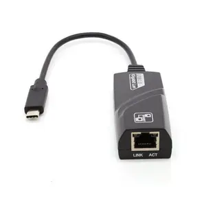 USB 3.1 Type C (USB-C) 到RJ45千兆以太网局域网网络适配器
