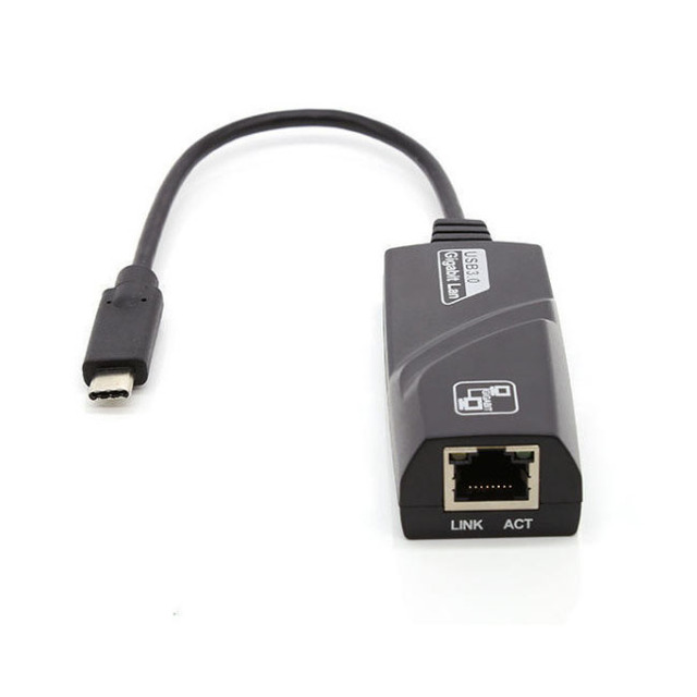 USB 3.1 Type C (USB-C) to RJ45 Gigabit Ethernet LAN Network Adapter