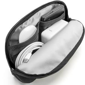 Digital Storage Bag Canvas High-End Business Trip Travel <strong>Data</strong> Cable Hard Drive Power <strong>Bank</strong> Portable Handy - Product Image 2