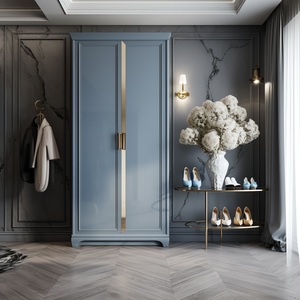 2024 Ai ตู้ใส่รองเท้าดีไซน์แบบฝรั่งเศสสมัยใหม่แนวคิดสร้างสรรค์ห้องนั่งเล่นสูงทางเข้า3D ภายในเฟอร์นิเจอร์บ้าน - Product Image 5