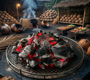 Carbón vegetal premium de cáscara de coco con combustión estable, alto contenido de carbono y bajas impurezas para soluciones de carbono industriales. - Product Image 6