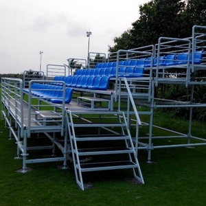 Estantería deportiva desmontable para estadio al aire libre, <span class=keywords><strong>gradas</strong></span> de metal <span class=keywords><strong>con</strong></span> asientos de plástico para eventos deportivos - Product Image 5