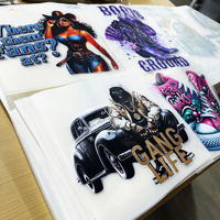 Impression par transfert thermique pour textiles, vêtements et accessoires de casquettes, patchs, motifs de texte personnalisés, étiquettes de t-shirts, prêts à être expédiés