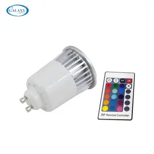 Anti-interference GU10 LED RGB Spot Bulb with RF remote controller