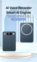 Enregistreur vocal IA ultra-fin format carte, transcription vocale en temps réel et traduction simultanée en 93 langues