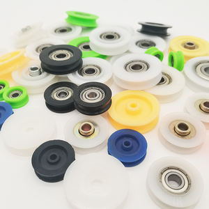 Roulettes en POM Nylon PA 12x37x14mm 12x38x11MM Roulements Roulettes modernes robustes <span class=keywords><strong>pour</strong></span> <span class=keywords><strong>porte</strong></span> <span class=keywords><strong>coulissante</strong></span> <span class=keywords><strong>Porte</strong></span> de garage Salle de bain Hôtel - Product Image 4