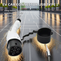 Fiches de connecteur électrique IEC 62196-2 16A 32A mâle femelle Type 2 Ev connecteur de voiture Portable voiture électrique EV charge Type2 prise