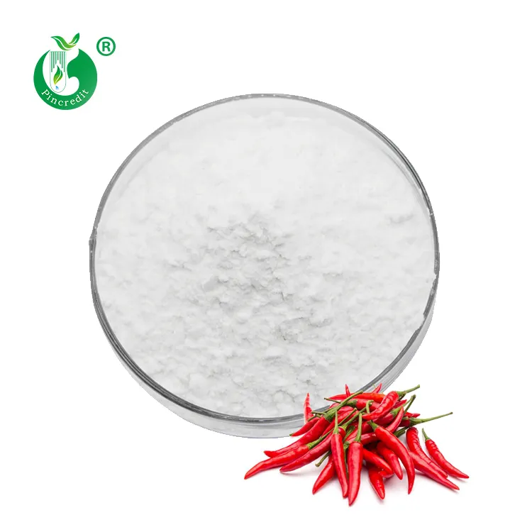 Groothandelsprijs Natuurlijke Chilipeper Capsicum Extract 10% -95% Puur Capsaïcine Poeder In Bulk