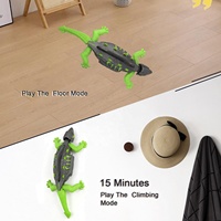 AiJH Rc Gecko robot électrique en plastique, télécommandé, rechargeable, qui grimpe aux murs, se déplace sur le sol et le plafond, pour farces amusantes et cadeaux d'anniversaire