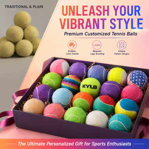 Custom Printing Modern Eco-Friendly Colorful Tennis <strong>Ball</strong> for <strong>Dog</strong> Durable Rubber Pet Chew Toy for Training and Playing - Product Image 1