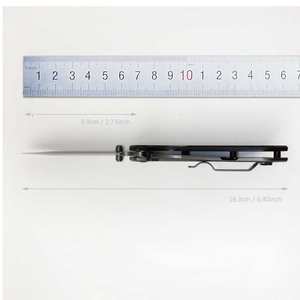 Cuchillo de hoja plegable Aus8 gris titanio de diseño de gama alta de Taiwán con bloqueo de Marco - Product Image 2