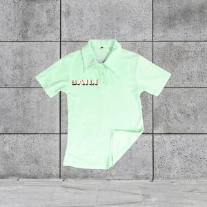 Camiseta de Golf para Hombre, Corte Regular, 100% Algodón, Tejido de Punto, Cuello Redondo, Antiarrugas, Transpirable, Personalizable - Product Image 1