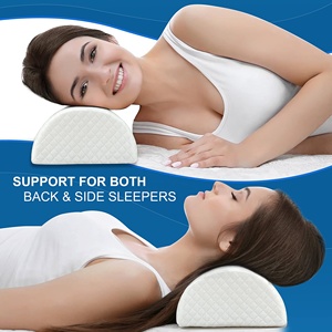 Cheap Wholesale Top Seller Half Moon Bolster Roll <strong>Pillow</strong> Orthopaedic Leg <strong>Pillow</strong> Memory Foam Footrest Leg <strong>Posture</strong> <strong>Pillow</strong> - Product Image 3