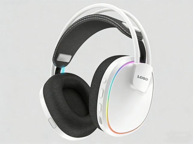 2.4G Wireless Gaming Headset 7.1 Stereo Bass Over Ear Gaming Headphone RGB Headset With Retractable 2.4G Dongle
