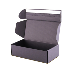 Boîtes postales en papier d'expédition artisanale de logo imprimé sur mesure pour petites entreprises Boîtes d'emballage de vêtements en carton ondulé pour chaussures - Product Image 1