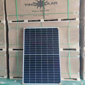 แผงโซลาร์เซลล์แบบโมโนคริสตัลไลน์ Yingli Solar 440w แบบฮาล์ฟเซลล์ 9 บัสบาร์ กระจกเดี่ยว ด้านเดียว สำหรับผลิตไฟฟ้าภายในบ้าน - Product Image 1