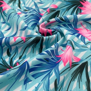 Tùy chỉnh chất lượng cao thăng hoa in Tricot 4 cách căng nylon <span class=keywords><strong>spandex</strong></span> vải cho phụ nữ Đồ bơi bikini beachwear - Product Image 6