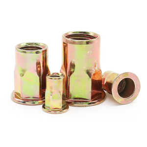 Insertos roscados de carbono métricos de acero M8 Tuerca de remache hexagonal Nutsert Cabeza plana Tuercas de remache ciego medio hexagonal Categoría de producto - Product Image 6