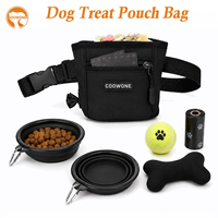 Sac de rangement pour friandises pour chien avec logo personnalisé, laisse magnétique, harnais réglable, ceinture de taille extérieure, pochette pour animaux de compagnie