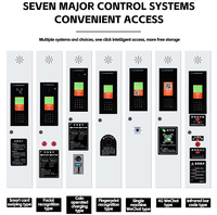 Armoire de recharge professionnelle pour téléphones portables avec 30 emplacements pour cartes RFID, casier de rangement en acier pour le personnel d'hôtel et la sécurité des bureaux.