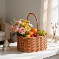 Panier de rangement rectangulaire en bois en gros, multifonctionnel, fait main, pour sacs et outils, cadeau Saint-Valentin Fête des Mères pour filles