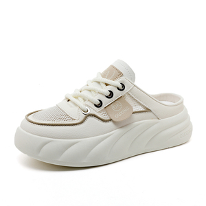 รองเท้าลำลองผู้หญิง LYKU รุ่น Evergreen สำหรับฤดูใบไม้ผลิและฤดูร้อน ผ้าตาข่ายระบายอากาศดี ดีไซน์ผูกเชือก กันลื่น แฟชั่นทันสมัย ผลิตในประเทศจีน - Product Image 3