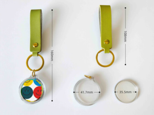 Máquina para Hacer Llaveros de Acrílico DIY, Fabricante de Llaveros con Marco de Fotos Personalizado Transparente con 100 Juegos de Materiales para Regalo - Product Image 3