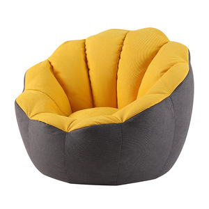 Pumpkin Lazy Person Single Sofa <b>Bean</b> <b>Bag</b> <b>Small</b>-sized Balcony Tatami Bedroom Lazy Reclining Relaxation Chair - Product Image 4