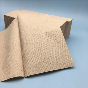 Toalla de <span class=keywords><strong>papel</strong></span> <span class=keywords><strong>desechable</strong></span> de 1 capa reciclada Kraft V Fold Hand <span class=keywords><strong>Papel</strong></span> de lavado de baño sin núcleo - Product Image 6