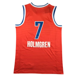 Nuove Maglie da Basket 2025 di Alta Qualità e Traspiranti per Uomo, con Cuciture, <span class=keywords><strong>2</strong></span> Gilgeous-Alexander 7 Holmgren 8 Jaylin Williams - Product Image 5