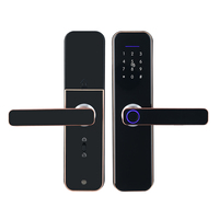 Serrure de porte intelligente avec empreinte digitale, Tuya WiFi, TTLock, entrée sans clé, biométrique, Cerradura Inteligente, serrure de porte électronique pour la maison