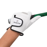 Gants de golf OEM Soft Cabretta en cuir véritable pour hommes Logo personnalisable Respirant Confortable avec poignée anti-pluie Main gauche Portable