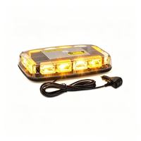 Neue Rotierende 72W LED-Blitzleuchte Wasserdichter Dach-Warnlichtstreifen Magnetisches Notfall-Signalleuchte 12V