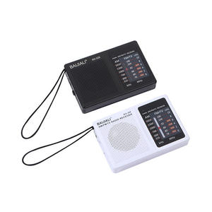 Factory Mini AM FM Radio Portable <b>Flashlight</b> BT 5.3 Digital Display Plastic Telescopic Antenna Outdoor Pocket Radio - Product Image 1