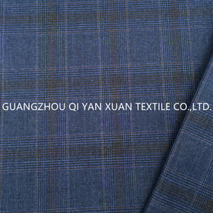 جديد البوليستر دنة مزيج الايطالية منقوشة دعوى الرجال معطف المورد النسيج - Product Image 5