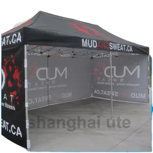 Tienda de campaña portátil plegable con dosel de impresión personalizada sencilla y elegante y hermosa y práctica, tienda de Feria Comercial con marco de aluminio