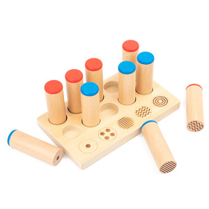 Juguetes Montessori, tubo de <span class=keywords><strong>tutor</strong></span>ía sensorial de madera, Sensor de sonido, material didáctico educativo, barra para <span class=keywords><strong>tutor</strong></span>ía sensorial - Product Image 3