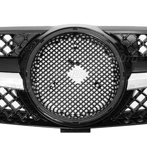 Grille de calandre de pare-chocs avant de voiture noire W209 pour Mercedes pour Benz <span class=keywords><strong>CLK</strong></span> classe <span class=keywords><strong>320</strong></span> 500 W209 2003 2004 2005-2009 grilles de course - Product Image 5