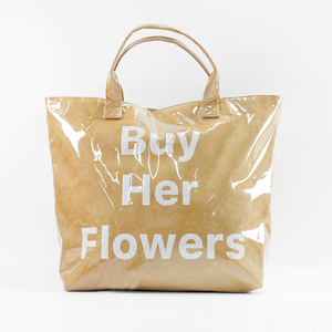 ถุงผ้าพีวีซีขนาดใหญ่พร้อมโลโก้ออกแบบได้ตามต้องการใหม่เป็นมิตรกับสิ่งแวดล้อม - Product Image 4