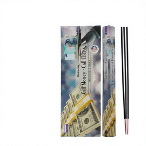 Darshan Call Money Call Clients Hexa Incense <b>Sticks</b> Scented Religious Indian Aromatic <b>Bamboo</b> Hand-made Eco-Friendly Aromatherapy - Product Image 2