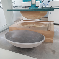 Machine de thermoformage industrielle BYTCNC pour la fabrication de vasques en surface solide et d'éviers en Corian